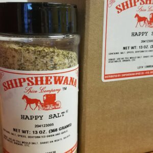 Half Case of Shipshewana Spice Co. Happy Salt